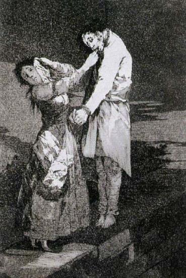 Francisco de goya y Lucientes Out hunting for teeth oil painting image